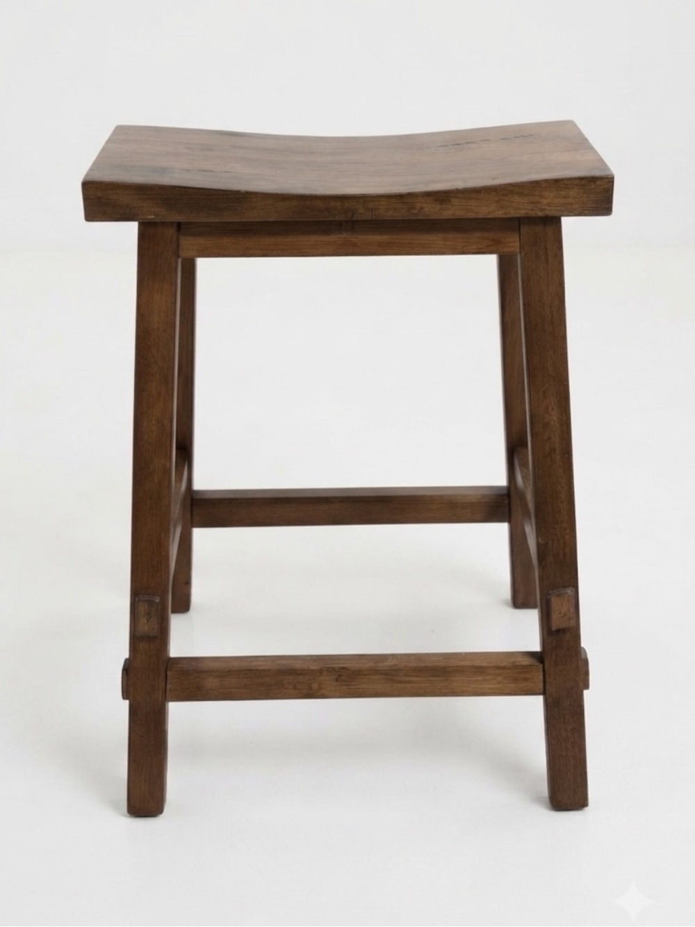 Hearth & Hand Magnolia Wood Stool Rustic Farmhouse 9x16 Accent Table Plant Stand